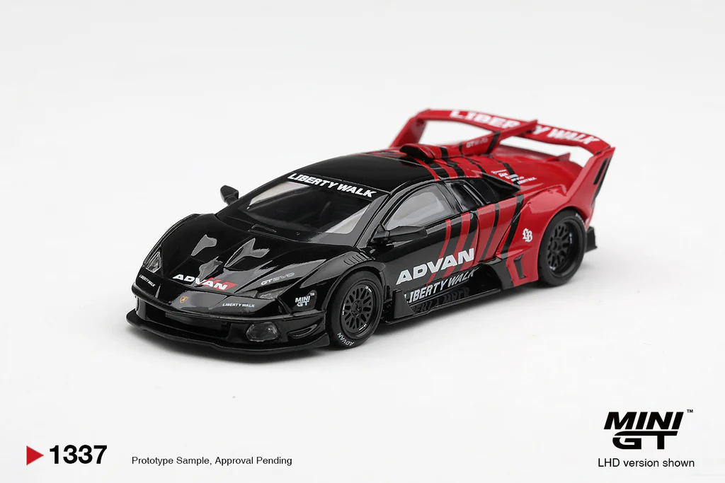 1:64 LAMBORGHINI Murcielago LB-Super Silhouette GT EVO Advan LHD (2026), black/red - MGT01337-L
