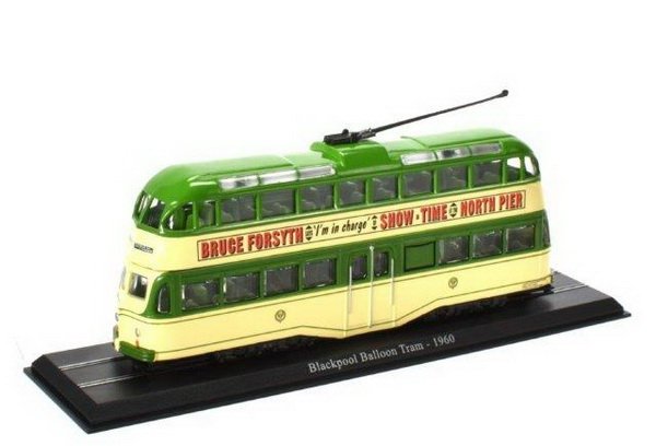 1:72 трамвай Blackpool Balloon Tram 1960 Green/Beige - 4648101