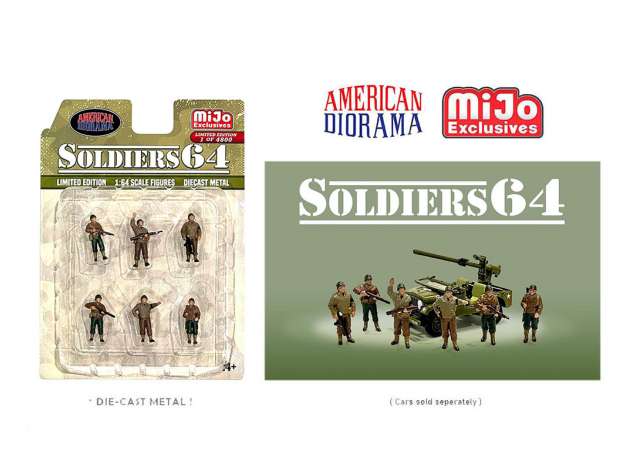 1:64 Soldiers 64 Figure set, various - AD76502