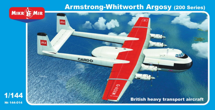 1:144 Сборная модель Самолёт Armstrong-Whitworth Argosy (200 series) - 144-014