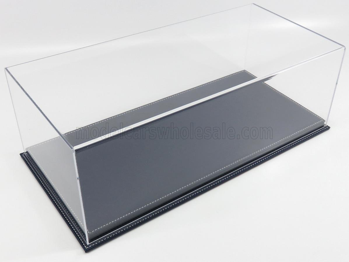 1:12 Бокс акриловый с подставкой из кожи синего цвета - ATL10095