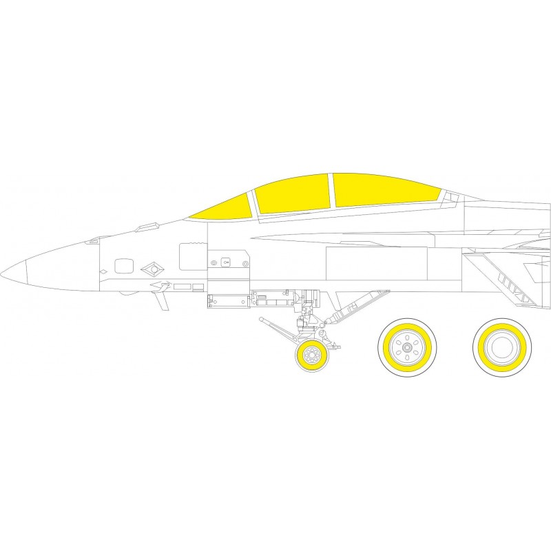 1:32 Маска окрасочная F/ A-18F - JX282