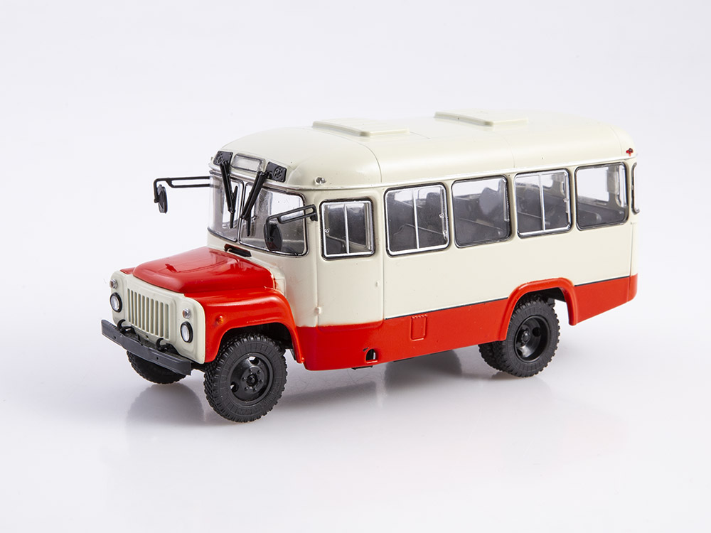 1:43 Курганский автобус 3270, красный / белый - 900490