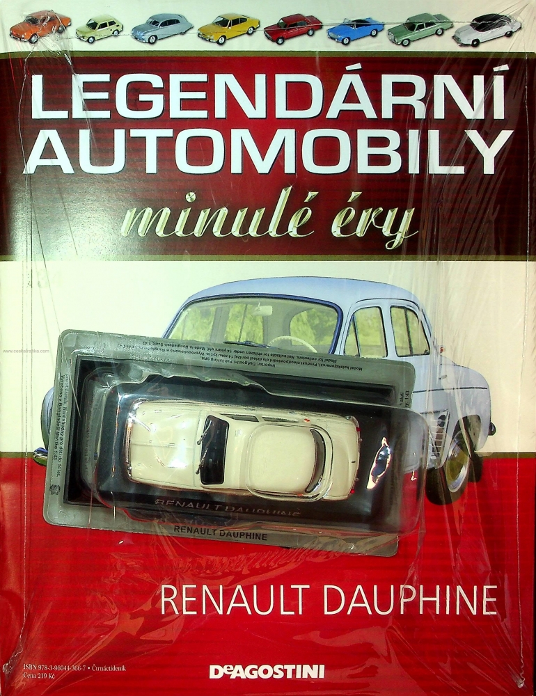 1:43 RENAULT Dauphine, Legendarni automobily minule ery 134 - LAME134