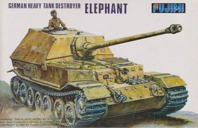 1:76 Сборная модель тяжёлая противотанковая САУ Elephant - 76005