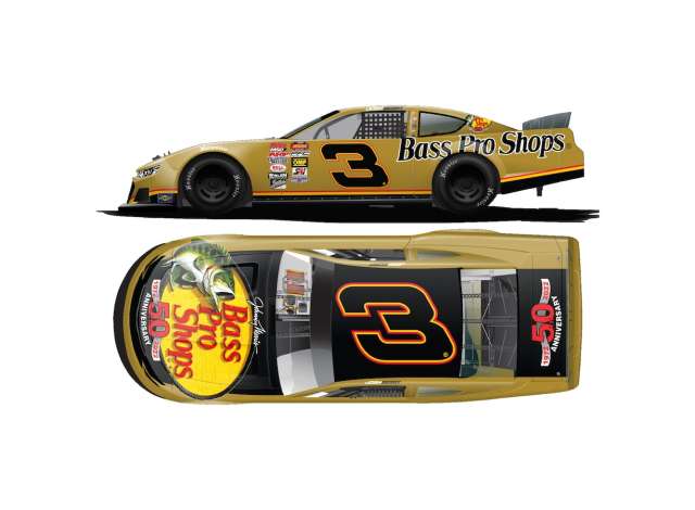 1:24 CHEVROLET Camaro #3 Josh Berry *Bass Pro Shops* Late Model, gold 2023 - LX32223BPSJP