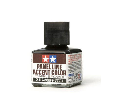 Смывка темно-коричневая Panel Line Accent Color - Dark Brown, 40 мл. - 87140