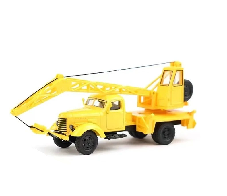 1:64 FAW Jiefang CA10 Truck Crane, yellow - Y27-05
