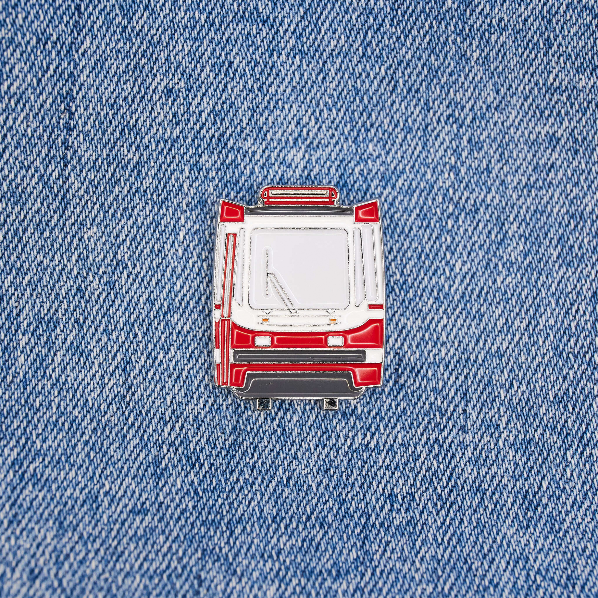 Значок 'ЛМ-99', красный / белый - TAG063