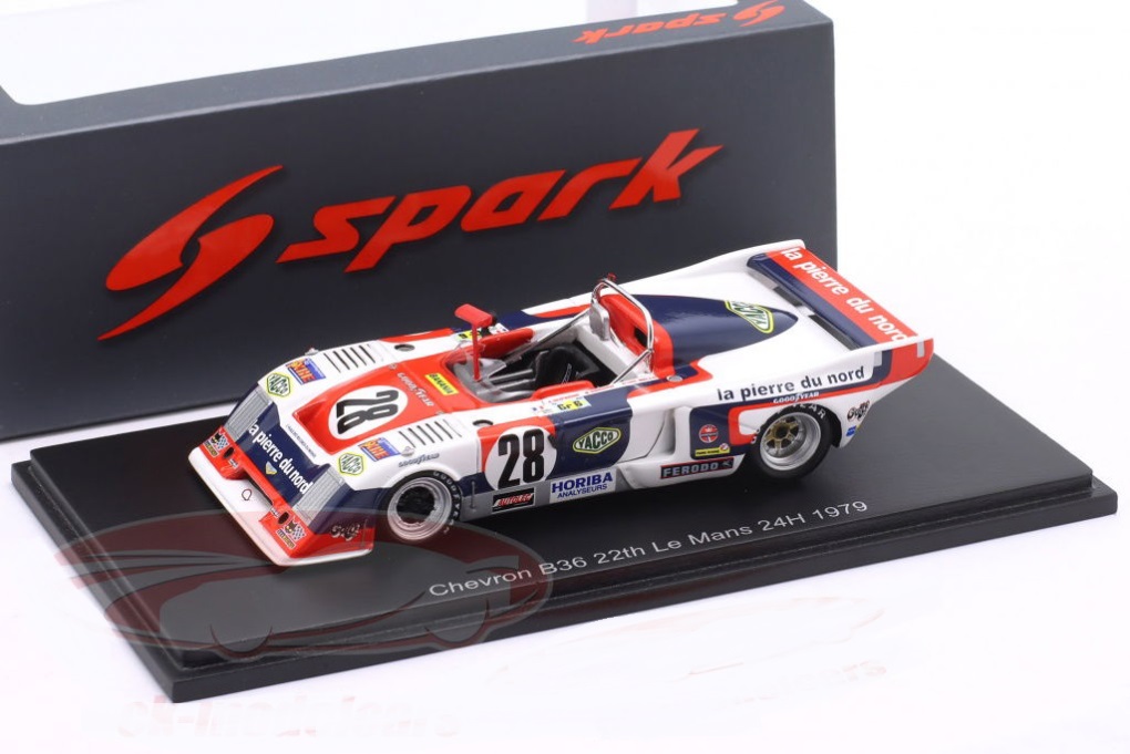 1:43 Chevron B36 №28 24h LeMans Noel del Bello, Albert Dufréne, Bernard Verdier (1979) - S9416