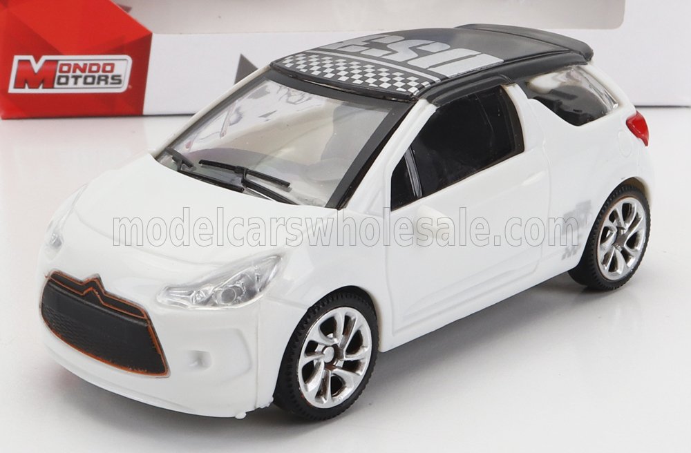 1:43 CITROEN Ds3 2013, White Black - MM53190-168558