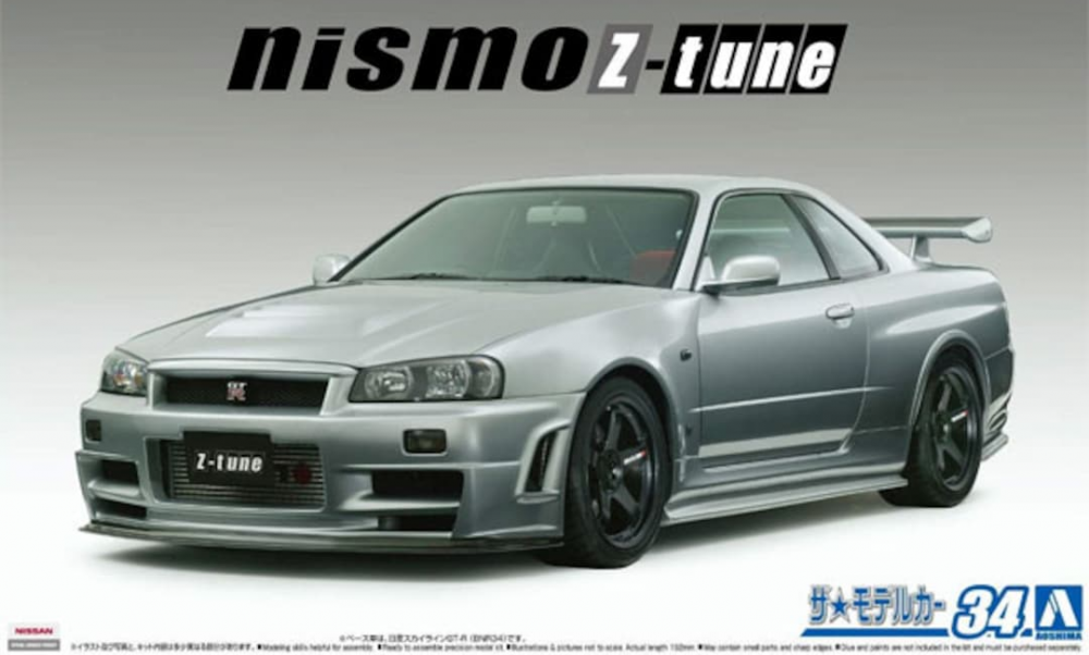 1:24 Сборная модель Nissan Skyline GTR R34 Nismo Z-tune '04 - 05831