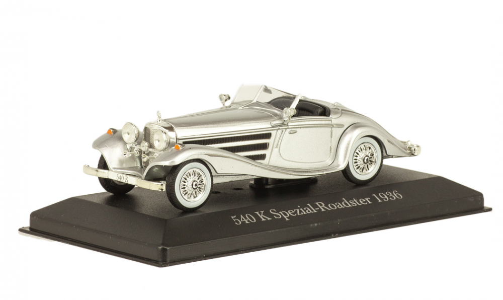 1:43 Mercedes-Benz 540K Special Roadster W29 1936 серебристый - B66041057