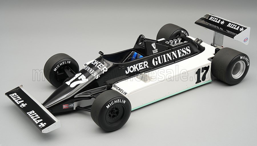 1:18 MARCH F1 811 №17 Long Beach USA GP (with pilot figure) Derek Daly (1981), white / black - TM18-419E