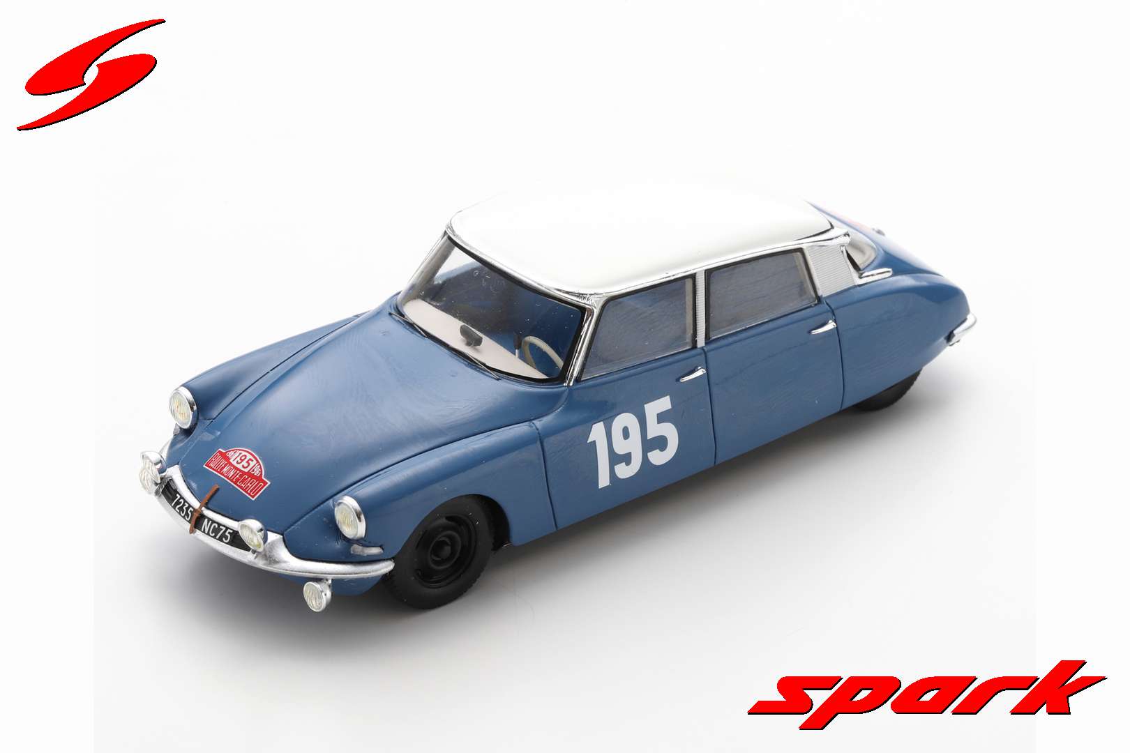 1:43 Citroen DS19 #195 5th Monte Carlo Rally 1963 Bob Neyret - Jacques Terramorsi - S5533