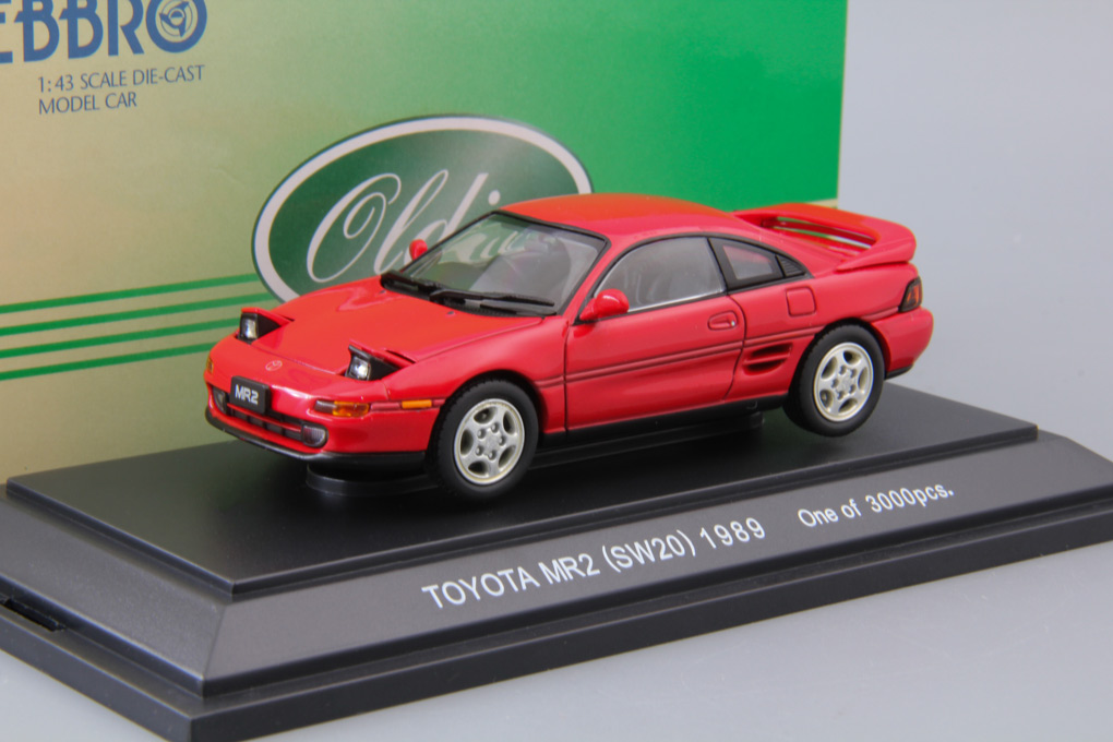 1:43 TOYOTA MR2 SW20 (1989), red - 43266-X1
