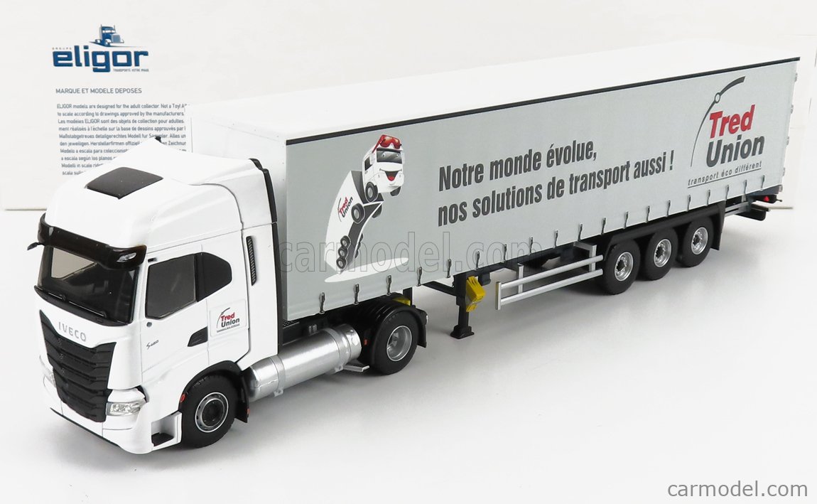 1:43 IVECO S-WAY S460 c полуприцепом 'Tred Union' (2019) - 117399