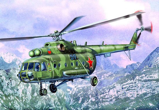 1:35 Сборная модель вертолет Ми-8МТ / Ми-17 - 05102