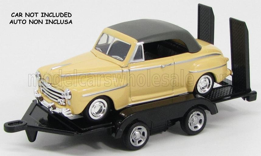 1:43 ACCESSORIES Trailer For Car, Black - 76081