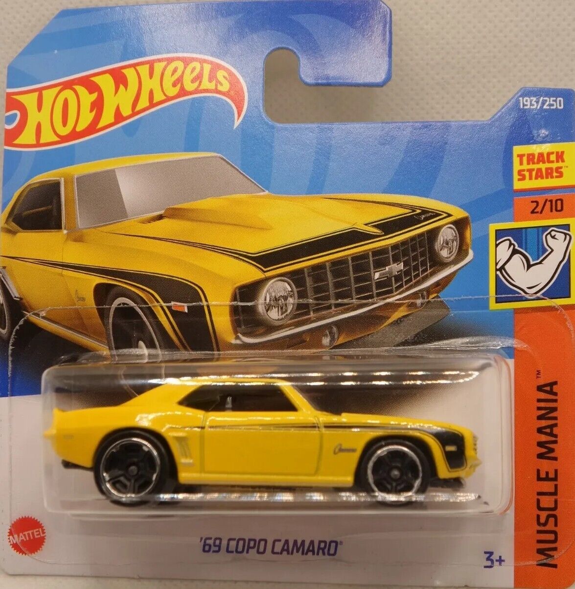 1:64 CHEVROLET Copo Camaro (1969), yellow - HCX82-R521