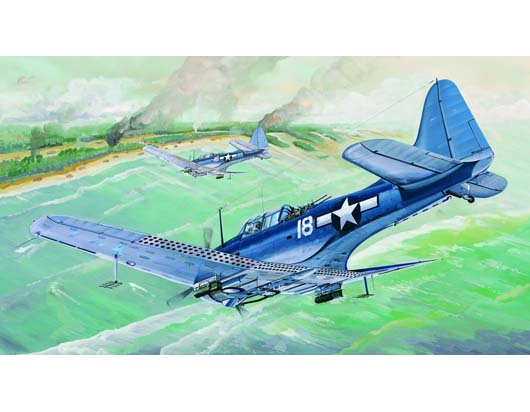 1:32 Сборная модель Самолет  SBD-5/ А-24B 'Даунтлес' - 02243