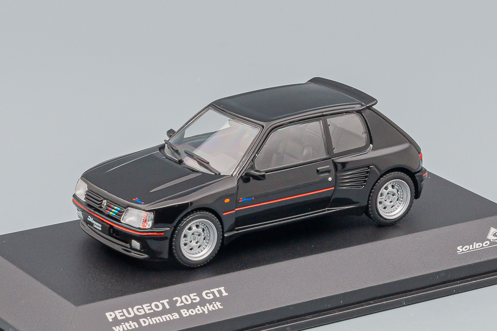 1:43 PEUGEOT 205 GTI, schwarz - S4310802