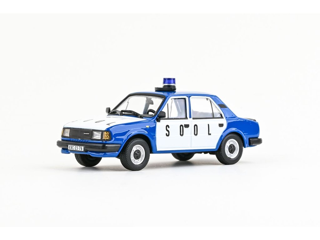 1:43 SKODA 120L 1984 SOOL, blue / white - 712XA5