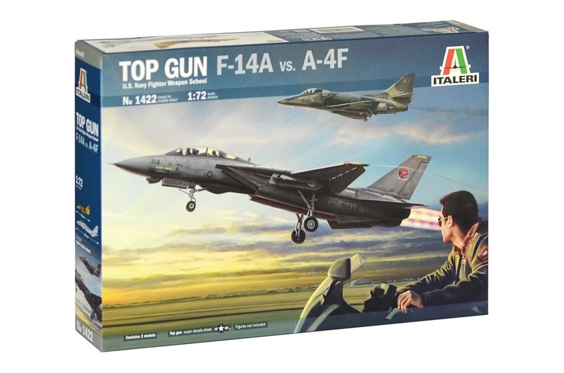 1:72 Сборная модель Самолёт 'Top Gun' F-14A vs A-4F - 1422