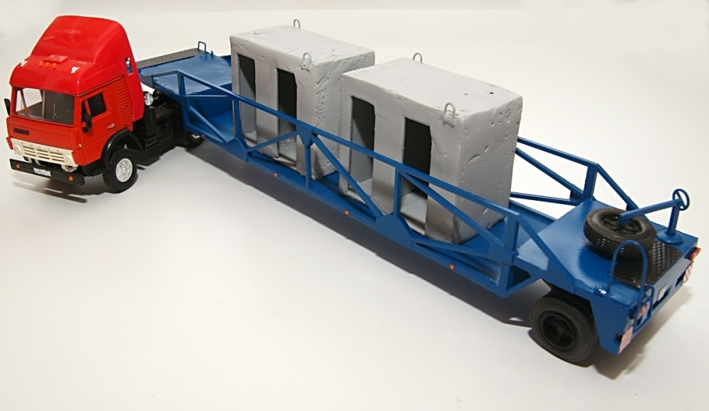 1:43 Кит Полуприцеп-сантехкабиновоз ПЭ-1209 - WM013