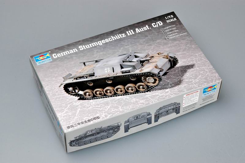 1:72 Сборная модель Немецкая САУ Sturmgeschütz Ⅲ Ausf. C/D - 07257