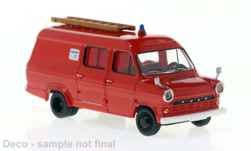 1:87 FORD Transit Feuerwehr (1970), red - BRE34161