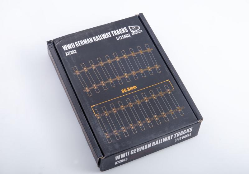 1:72 Сборная модель German Railway Tracks (include 4 tracks, 35CM long) - A72003