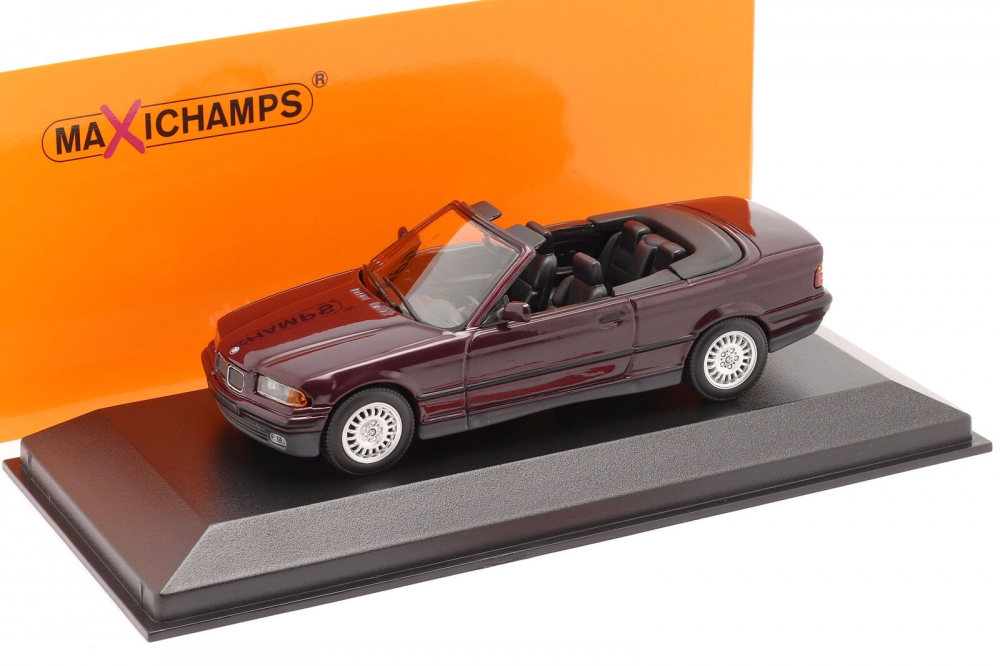 1:43 BMW 3-SERIES CABRIOLET - 1993 - PURPLE METALLIC - 940023331