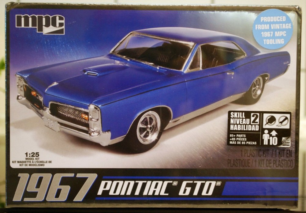 1:24 Сборная модель Pontiac GTO 1967 - MPC710