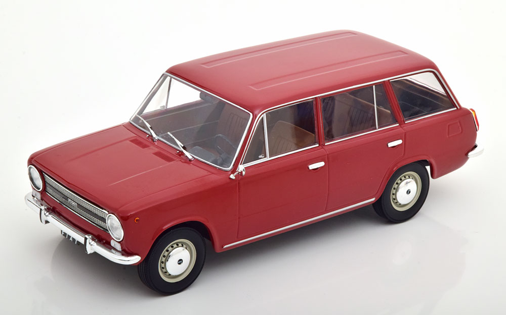 1:18 FIAT 124 Familiare (1972), dunkelrot - T9-1800221