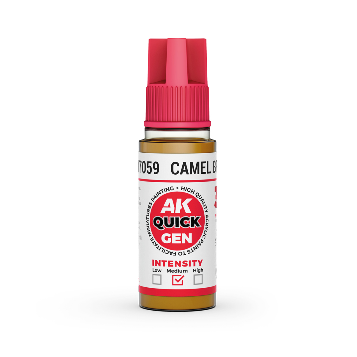 Краска акриловая QUICK GEN - Верблюжий / CAMEL BROWN, 18мл - AK17059