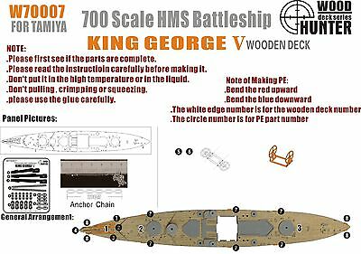 1:700 WWII Battleship HMS King George V - W70007
