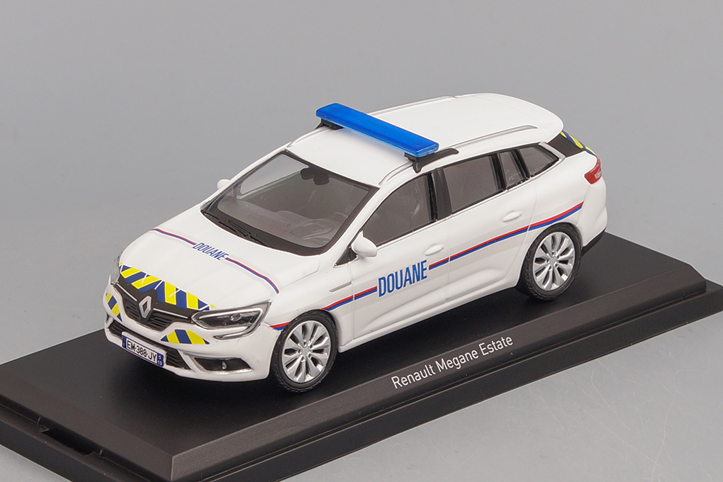 1:43 RENAULT Megane Estate 'Douanes' (таможня Франции) 2016 Yellow Stripping - 517798