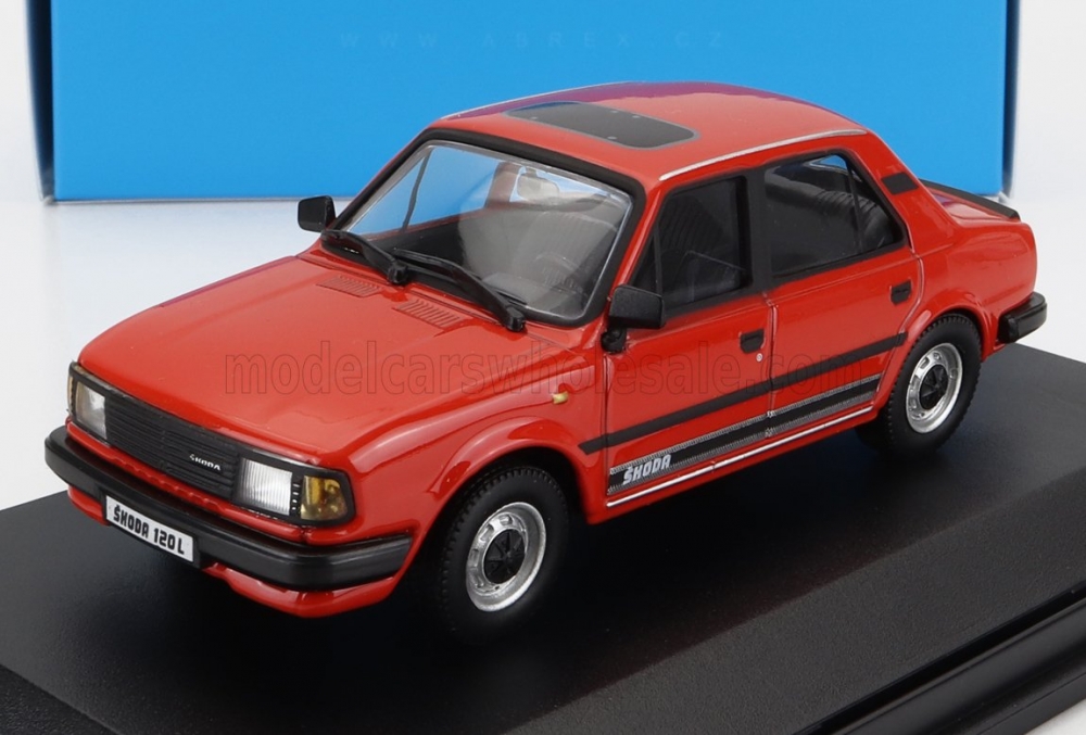 1:43 SKODA 120l Berline 4-door (1984), Red - 702BD1