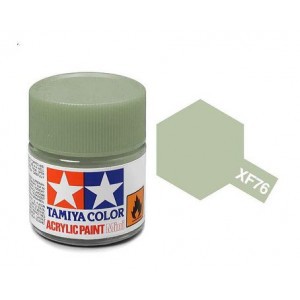 Краска акриловая серозеленый японский флот матовый XF-76 Gray Green IJN, 10мл. - 81776