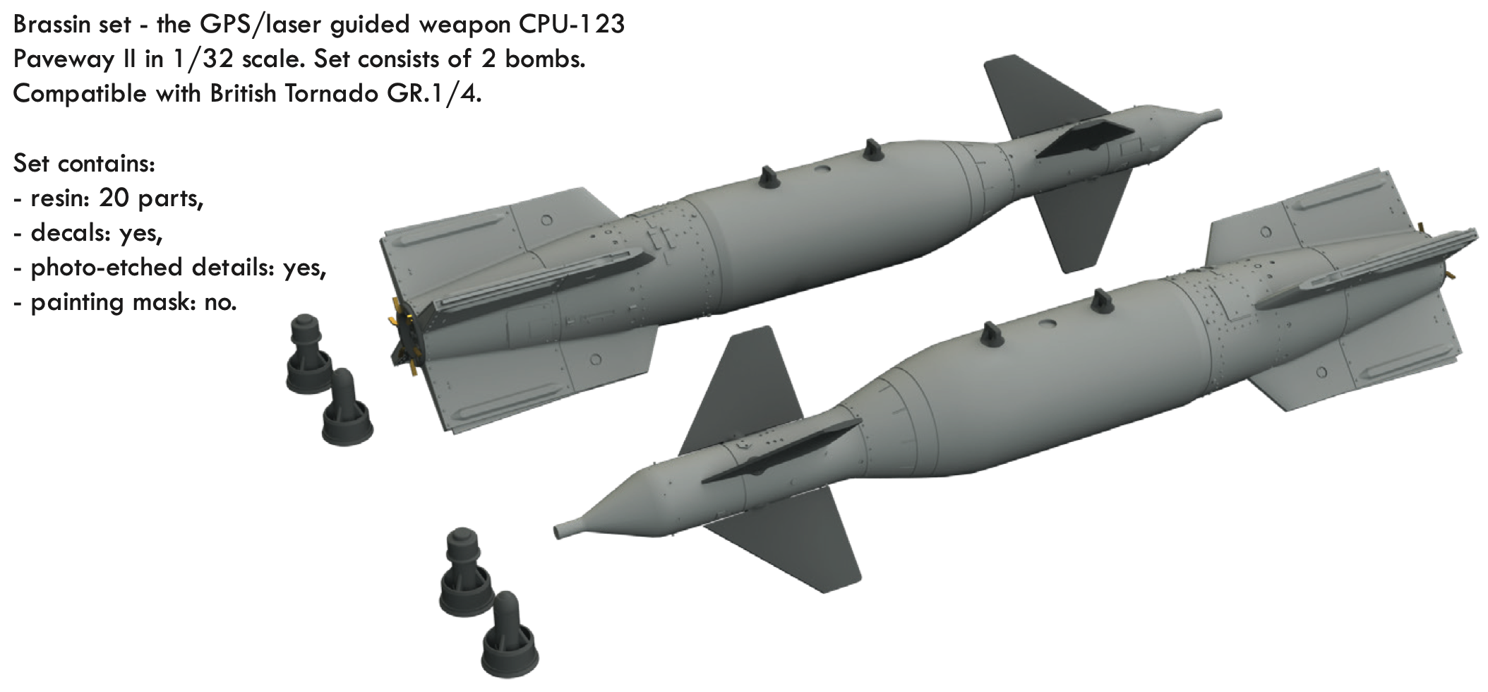 1:32 Бомбы CPU-123 Paveway II - 632176