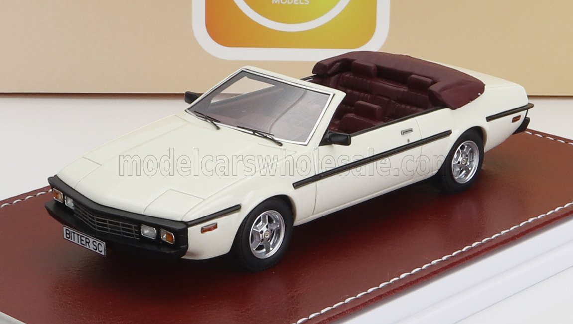 1:43 BITTER Sc Cabriolet Open (1985), white - GIM098A