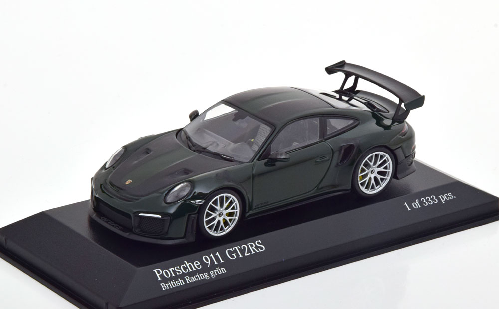 1:43 PORSCHE 911 (991/2) GT2 RS (2018), dunkelgrün/carbon - 413067287