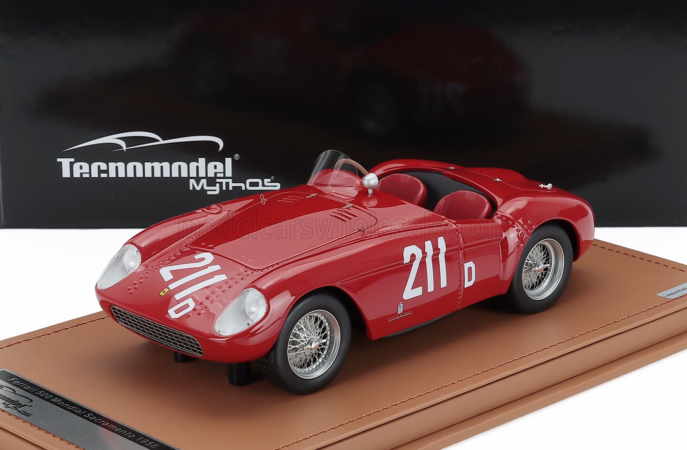 1:18 FERRARI 500 Mondial 3.0l Spider №211d 2nd Sacramento Richie Ginther (1956), Red - TM18-278F