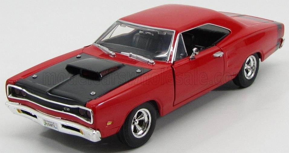 1:24 DODGE Coronet Coupe 2-door Six Pack (1969) - Super Bee, Red Mat Black - 73315R