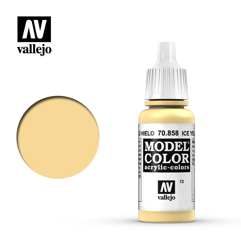 Краска акриловая `Model Color Желтый холодный/ Ice Yellow - 70858
