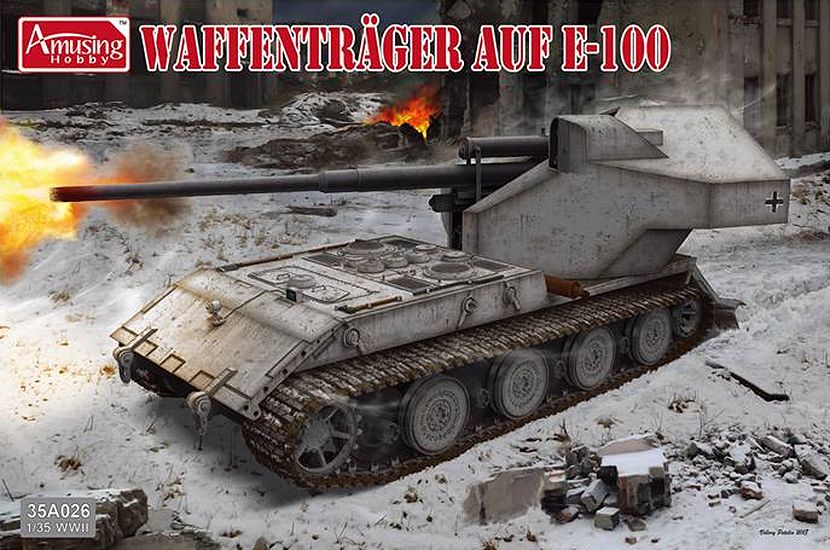 1:35 Сборная модель Немецкая САУ Waffentrager auf E-100