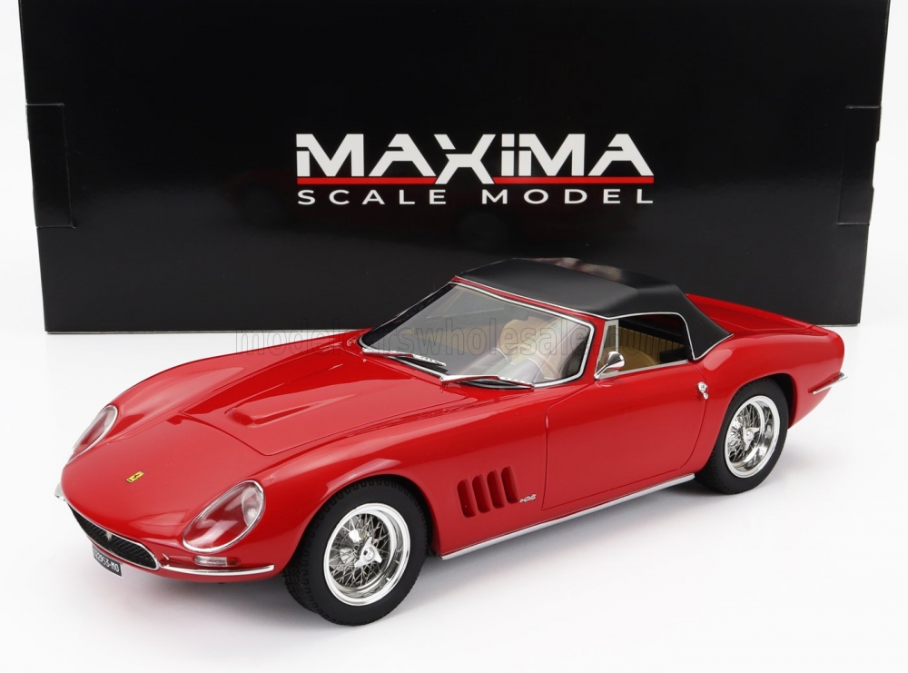 1:18 FERRARI 250 Gt Nembo Spider Soft-top Closed #1777gt (1965), Red Beige - MAX002012