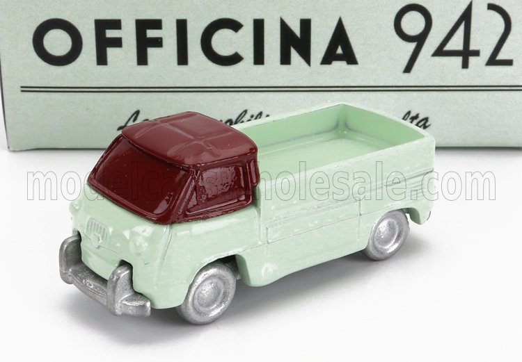 1:76 FIAT 600m Camioncino Coriasco (1956), Light Green Red - ART2039B