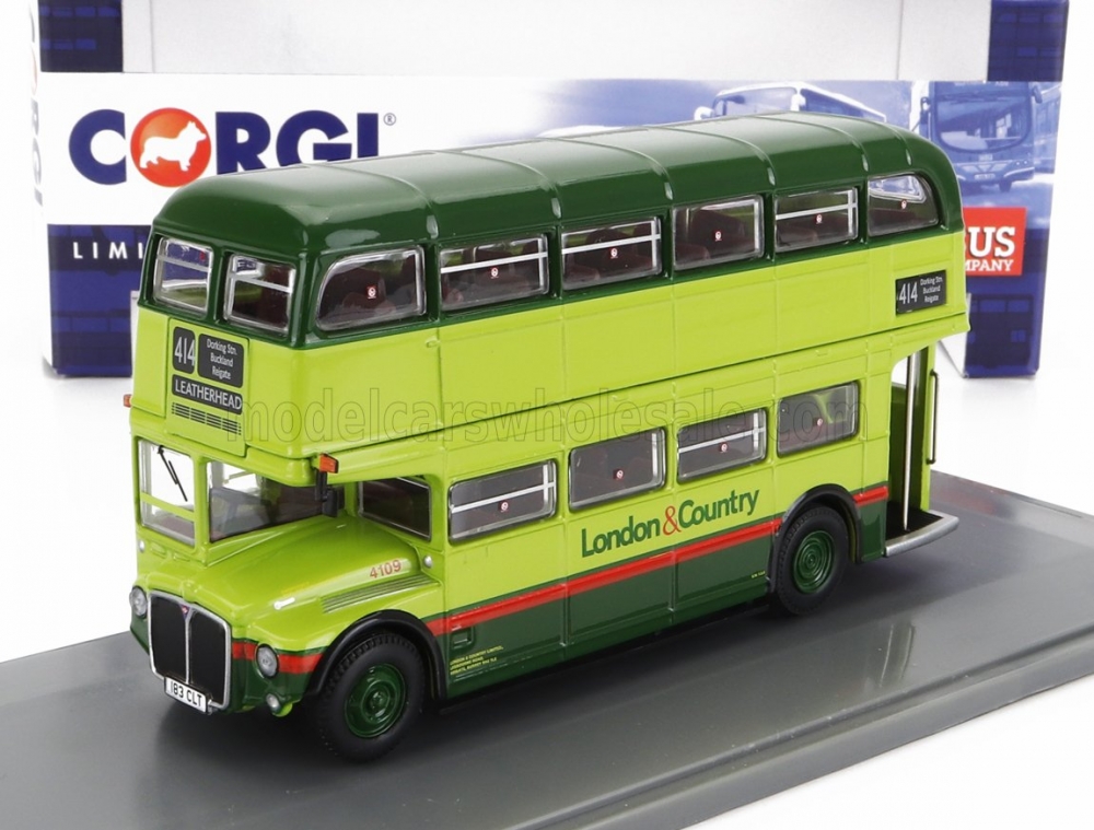 1:76 AEC Rm Autobus London & Country 414 Leatherhead (1960), 2 Tone Green - OM46313B